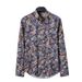Men's Floral Printed Long Sleeve Shirt Spring Autumn Fashion Casual Top plus Size Jacket_viptrois.com