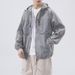 Unbeatable Quality 2025 Summer Sunscreen For Men And Women Couple Skin Clothes Fashion Quality Hooded Zipper Simple Versatile Coat_viptrois.com