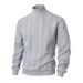 Pure Cross-Border European Size Autumn Winter Knitted Sweater Daily Solid Color Youth Men's Fashion Jacquard High Neck Warm_viptrois.com