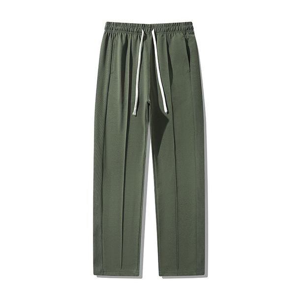 Men’s Relaxed Fit Casual Trousers – Minimalist Drape, Versatile & Comfortable (Black/Gray/Army Green, M-XXXL)_viptrois.com