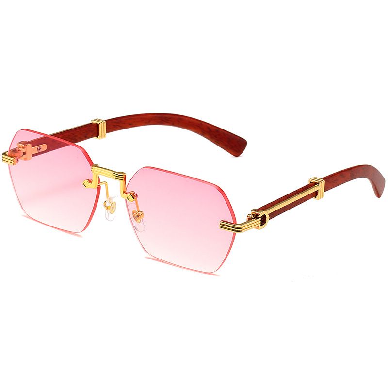 Frameless Cut Edge Sunglasses - Jelly Color Trendy Style (European & American Fashion, Unisex)_viptrois.com