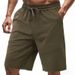 Men's Lightweight Breathable 5-Inch Casual Shorts - Quick-Dry Comfort For Summer & Beach Activities_viptrois.com