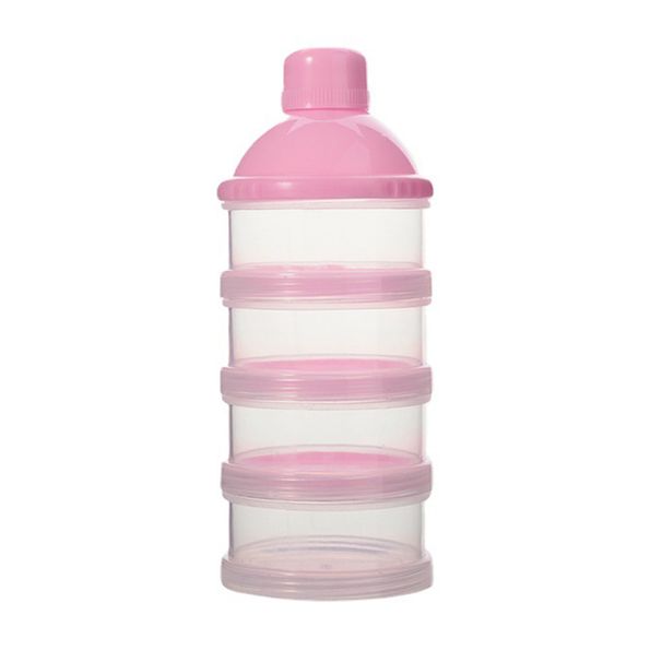 4 Grid Portable Milk powder box container Toddle Baby Snacks Food Storage Box Formula Dispenser Milk Powder Bottles_viptrois.com