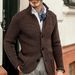 Loom Autumn Winter New Export Warm Knitwear Long Sleeve Turn-down Collar Versatile Solid Color Trendy Slim Fit European_viptrois.com