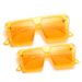 Parent-Child Sunglasses Set - Flat Top Square Frame Candy Shades (Matching Mother-Daughter Style)_viptrois.com