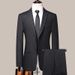 High End Suit Set For Spring Autumn, Middle-Aged Men In Business And Leisure, Wedding Jacket_viptrois.com