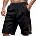 Men's Linen Summer Shorts – Relaxed Fit 5" Breathable Beach Shorts With Button Details – Lightweight & Quick-Dry For Travel, Gym & Casual Wear_viptrois.com