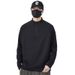 Half-Zip Double-Sided Thermal Long Sleeve T-Shirt Men, Thickened For Autumn And Winter, Warm Base Layer, High Neck_viptrois.com
