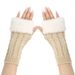 Women's Fingerless Velvet Gloves - Knitted 8-Shaped Twisted Design, Warm & Soft Wool For Autumn & Winter (Short Turn-Up Cuff, Stylish & Cozy)_viptrois.com