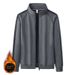 Men's Velvet Cotton Sports Suit Loose Plus Size Casual Cardigan Sweater_viptrois.com