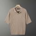 Men's Slim-Fit Short-Sleeve Polo Shirt – Breathable Knit Casual Top (M-XXXL, White/Khaki/Black/Green)_viptrois.com