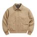 Men's Vintage Bomber Jacket – Classic Military Aviator Style (Lightweight Cotton, Relaxed Fit, Retro Casual Jacket For Urban & Travel Wear)_viptrois.com