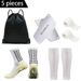 Professional Sports Training Set Non Slip Football Socks Shin Guards Calf Bandage Socks Drawstring Sports Backpack_viptrois.com