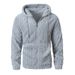 Men’s Fleece-Lined Hooded Cardigan – Detachable Hood, Relaxed Fit (Black/Gray/Light Blue, S-XXL)_viptrois.com