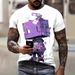 Men's Clothing New Age Reducing Paper Box Printed Short Sleeved T Shirt For Summer Men And Women Loose Fashion Casual Half Sleeved Top Trend_viptrois.com