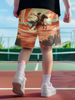 Premium Products 2025 Niche Creative Design Illustrations Printed Men's Fitness Running Sports Basketball Shorts_viptrois.com