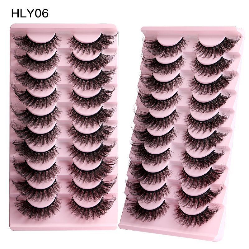 Beauty Health High Mink False Eyelashes 8d Thick Curling Fried Hair 10 Pairs Of Eyelashes Grafting Eyelashes_viptrois.com