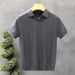 Men's High Quality Short Sleeve Polo Shirt Casual Knitwear Thin Summer Style Trendy Inner Layer Base Shirt for Export_viptrois.com