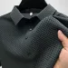 Summer Business Fashion T-shirt Men's Brand Clothing Men's Running Hollow Short Sleeve Polo T-shirt Ice Silk Breathable_viptrois.com