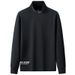 Men's Clothing Spring And Autumn New Autumn And Winter Style Long Sleeved Sweatshirt Men's Velvet High Collar Sweatshirt Student Bottoming Shirt_viptrois.com