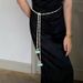 Pearl & Wheat Ear Waist Chain - Beaded Tassel Necklace For Women, Multi-Layer Fashion Jewelry, Trendy & Elegant_viptrois.com