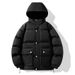 Winter New Men's Fashion Trend Hooded Cotton Jacket Youth Thickened Casual Warm Bread Suit_viptrois.com