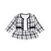 Available In Three Colors, Amazon's Popular Long Sleeved Dress Two Piece Children's Clothing Baby Fragrance Suit One Piece Dropshipping_viptrois.com