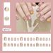 False Nails Hand Painted Lines Star Heart Cartoon Flowers Little Panda Eyes Detachable Wearable Nails_viptrois.com