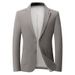 Black Suit Spring New Korean Version Slim Fit Single West Jacket Business Casual Men's Formal Wear High-End Feeling_viptrois.com