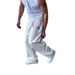 Men's Embroidered Fleece Joggers Retro Streetwear Relaxed Fit Pants With Elastic Waist Wide-Leg Silhouette Stitching For Urban Comfort_viptrois.com