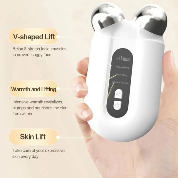 Ems Mikros trom Gesichts massage gerät Roller Facelift ing Maschine V-Face Roller Massage gerät Haut verjüngung Beauty-Gerät_viptrois.com