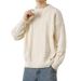 Vintage Cable Knit Sweater – Unisex Oversized Pullover (Soft Chunky Yarn, Relaxed Fit, Classic Braided Pattern, Cozy Layering Piece)_viptrois.com