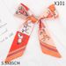 Twill War Horse Small For Women Spring Summer Thin Narrow Ribbon Tie Band Hair Wrap Decoration Bowknot Long Scarf_viptrois.com