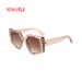Cat's Eye Full Striped Color Gradient Sunglasses Sun Protection Sunglasses T1198_viptrois.com