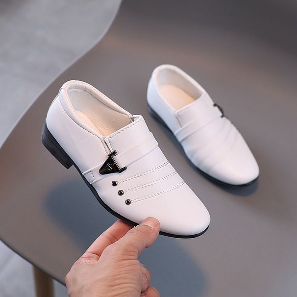 Boys' Leather Shoes, British Style Children's Shoes, Spring And Autumn Children's Fashion Show Performance Shoes_viptrois.com