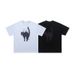 High-density Trendy American-style Rhinestone Fluffy Cat Short-sleeve T-shirt, New Spring/summer Round-neck Top_viptrois.com