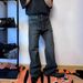 Men's Clothing Paris Bootcut Ice Blue Black Gray Natural Washed Flared Trousers Jeans_viptrois.com
