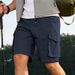 Men's Clothing Men's Multi Pocket Cargo Shorts Summer Breathable Loose Casual Versatile Five Point For Formal & Casual_viptrois.com