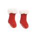 Mother & Kids Cartoon floor socks winter plus velvet thick warm newborn baby boys and girls spring and autumn cute super cute cotton socks_viptrois.com