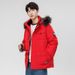 Men's 90 White Duck Down Winter New Thick Hooded Trendy Casual Jacket Men's Coat Pie Overcome_viptrois.com