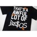 Street Fashion Fun Letter Print Front And Back Design Short-Sleeve Top_viptrois.com