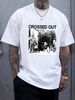 Crossed Out Band T Shirt Unisex Brand New Powerviolence TE2448 Stretched Graphic Stylish Soft Streetwear Fashion Designer Clothes Summer Versatile_viptrois.com