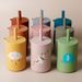 TYRY.HU 1Pc Baby Feeding Straw Cup Baby Cartoon Learning Feeding Cup Food Grade Silicone Toddler Water Bottle Tableware BPA Free_viptrois.com