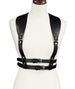 Conghui New Style Personality PU Punk Gothic Double-Breasted Shoulder Strap Body Shaping Waist Belt For Women_viptrois.com