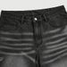 Men's Clothing Denim Shorts Cat Whiskers Versatile Denim Shorts Retro Five Pointed Star Patchwork Casual Pants_viptrois.com