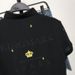 Men's Clothing Fashion Trend Men's Summer New Business Casual Polo Shirt Short Sleeve Lapel Fashionable Gold Embroidery POLO Shirt_viptrois.com