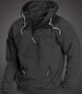 Pure 2023 Autumn Winter New Men's Hooded Youth Sports Casual Loose Solid Color Sweatshirt Jacket_viptrois.com