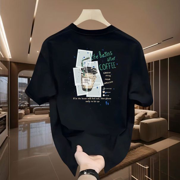 Boys' Summer Short Sleeved T-shirt 100% Pure Cotton 2025 New Casual And Fashionable Round Neck Trendy Men's Top_viptrois.com