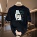 Boys' Summer Short Sleeved T-shirt 100% Pure Cotton 2025 New Casual And Fashionable Round Neck Trendy Men's Top_viptrois.com