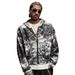 American Retro Camouflage Hooded Sweatshirt for Men Street Style 3D Print Loose Fit Zip up Top Cross Border Hot Selling_viptrois.com